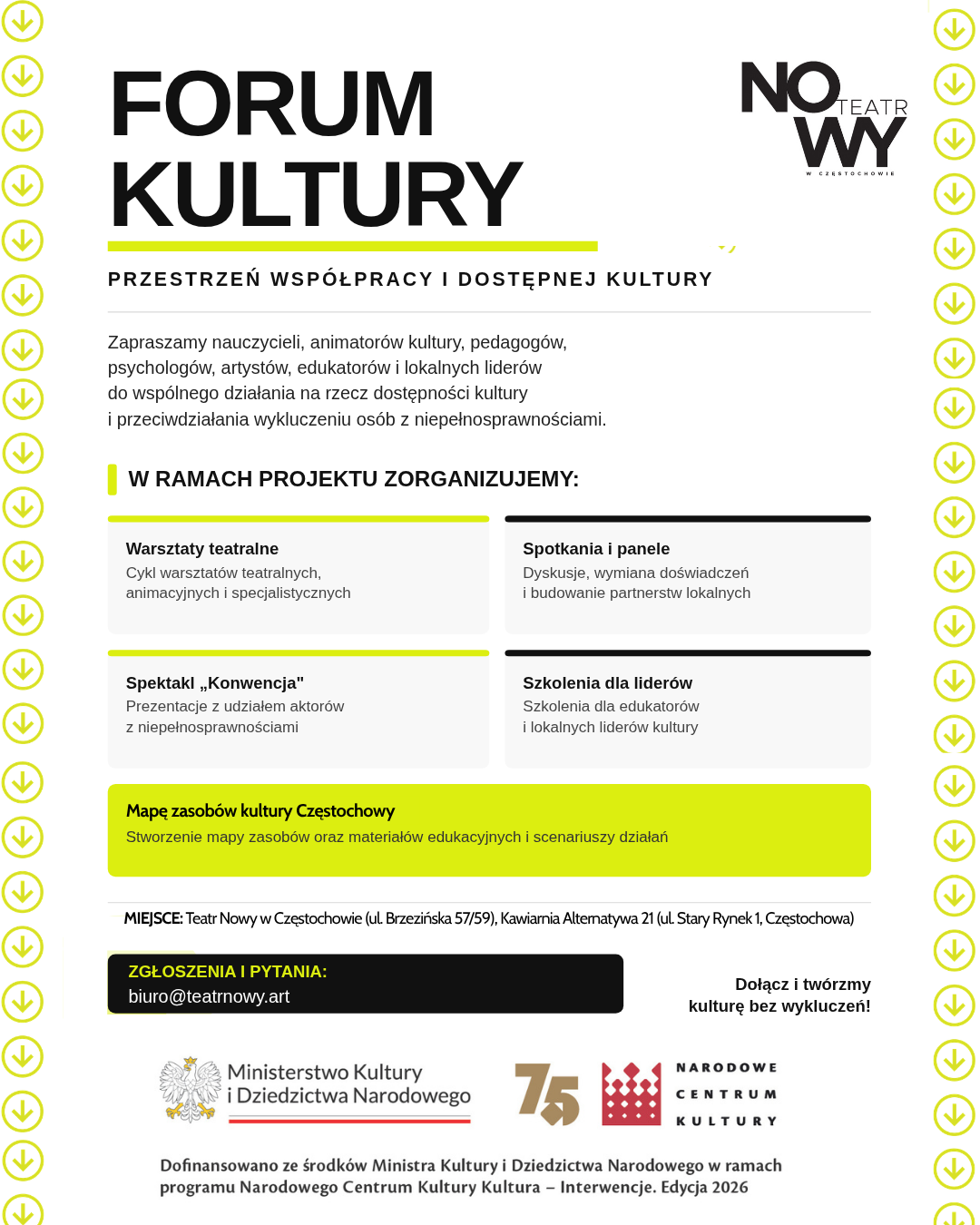 Platforma współpracy animacyjno-edukacyjnej i&nbsp;włączającej osoby z&nbsp;różną formą niepełnosprawności